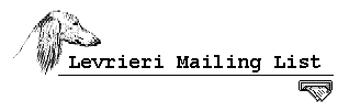 Iscriviti alla mailing list LEVRIERI - in Italiano